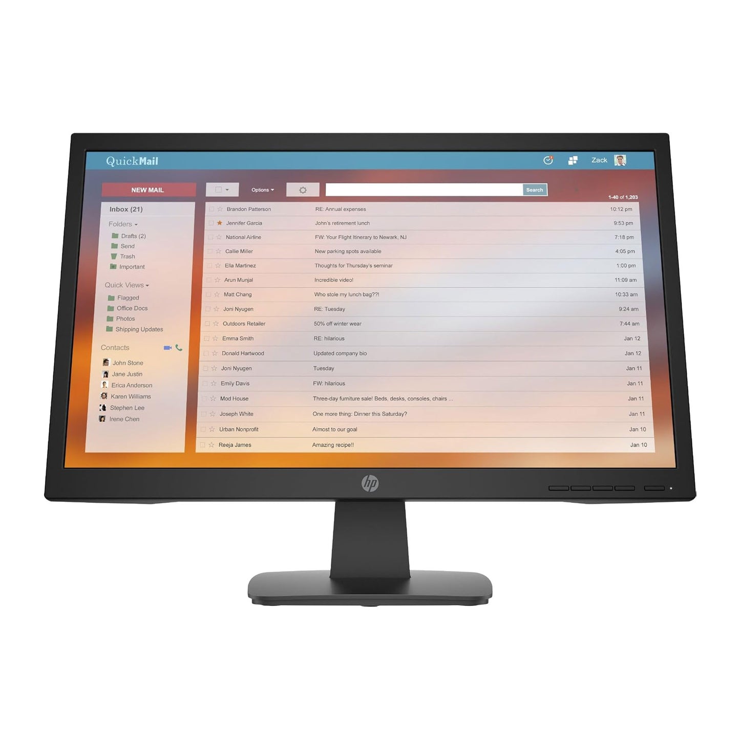 Ecran HP P22v G4