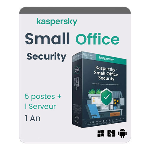 Kaspersky Small Office Security (5 appareils + 1 Serveur | 1 an)