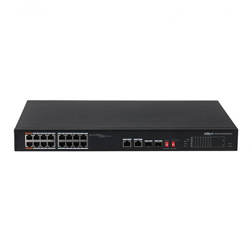 Switch POE DAHUA 18 PORTS (16 POE)